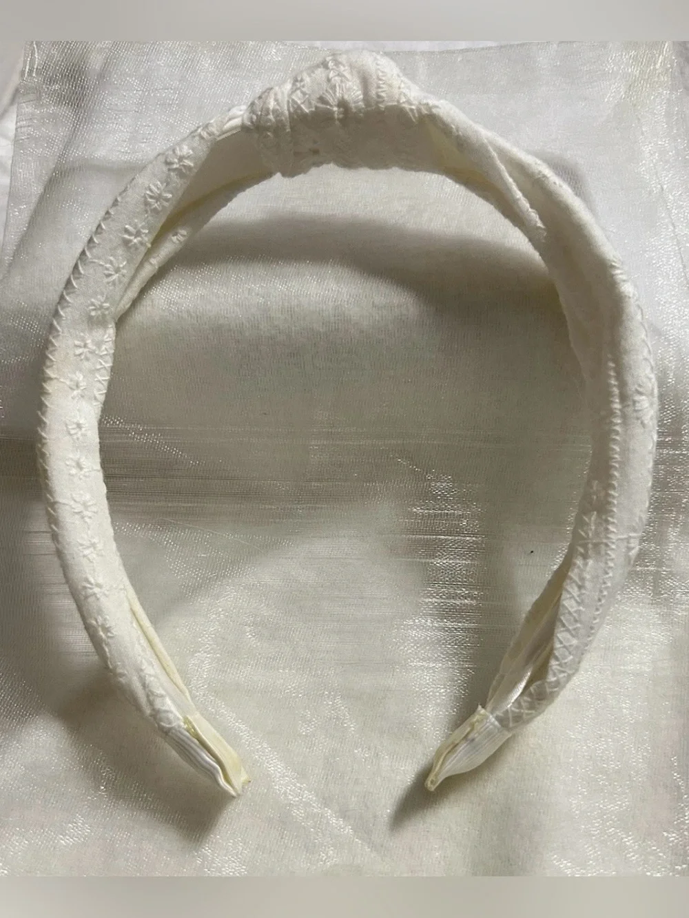 4 Women’s Headbands Green Embroidered White Pleated Brown Rhinestone Choose 1